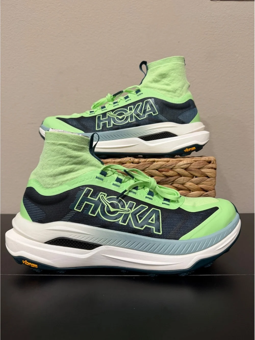 Size 11.5 - Hoka Tecton X 3 “Tart Apple Blue Twilight”